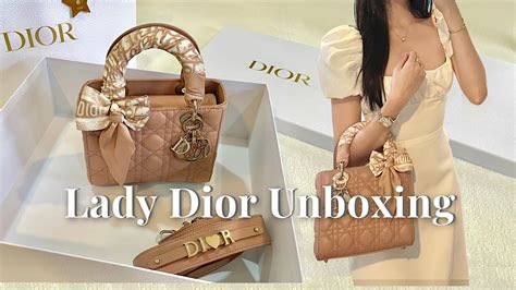 Unboxing My Lady Dior Mini, What Fits & Mod Shots 